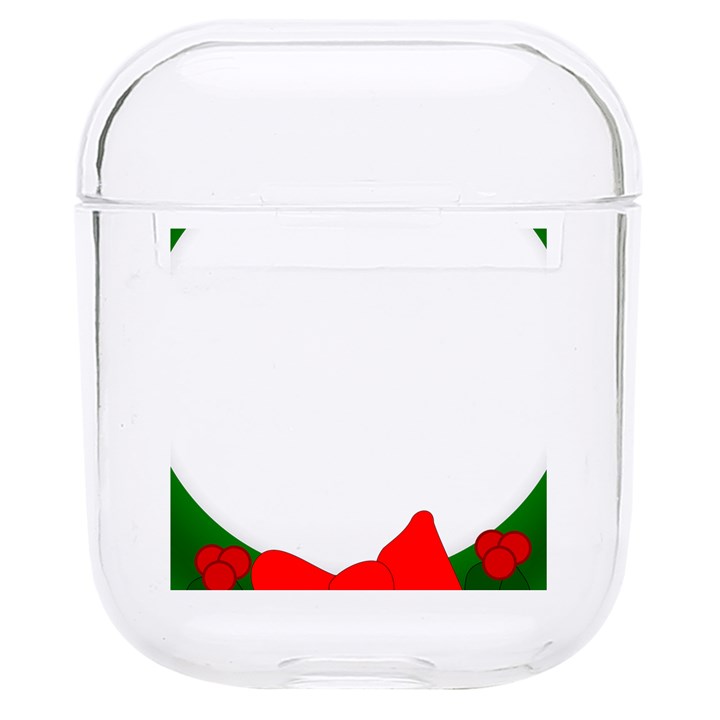 Holiday Wreath Hard PC AirPods 1/2 Case