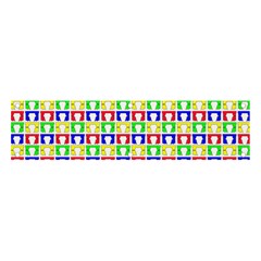 Colorful Seamless Pattern Banner And Sign 4  X 1  by Amaryn4rt