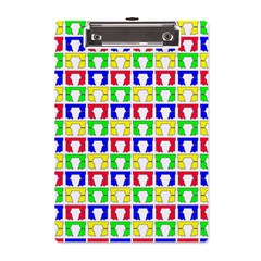 Colorful Seamless Pattern A5 Acrylic Clipboard by Amaryn4rt