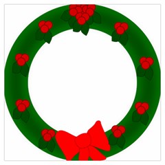 Holiday Wreath Lightweight Scarf  by Amaryn4rt