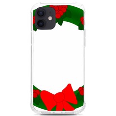 Holiday Wreath Iphone 12/12 Pro Tpu Uv Print Case by Amaryn4rt