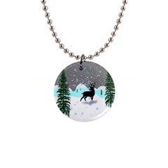 Rocky Mountain High Colorado 1  Button Necklace by Amaryn4rt