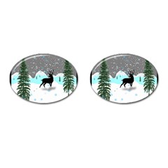 Rocky Mountain High Colorado Cufflinks (oval) by Amaryn4rt