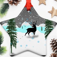 Rocky Mountain High Colorado Star Ornament (two Sides) by Amaryn4rt