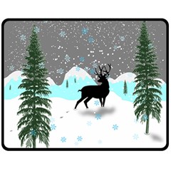 Rocky Mountain High Colorado Fleece Blanket (medium) by Amaryn4rt