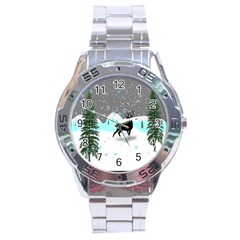 Rocky Mountain High Colorado Stainless Steel Analogue Watch by Amaryn4rt