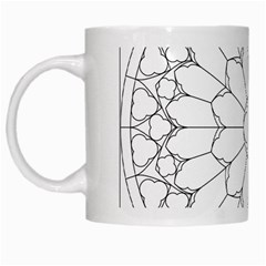 Roses Stained Glass White Mug by Amaryn4rt