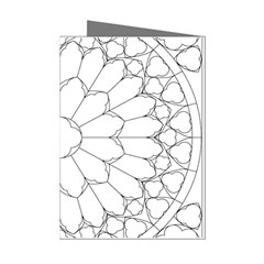 Roses Stained Glass Mini Greeting Cards (pkg Of 8) by Amaryn4rt