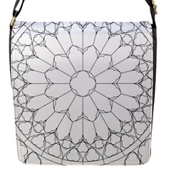 Roses Stained Glass Flap Closure Messenger Bag (s) by Amaryn4rt