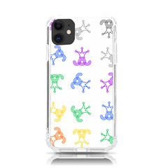 Rainbow Clown Pattern Iphone 11 Tpu Uv Print Case by Amaryn4rt