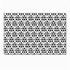 Seamless Honeycomb Pattern Postcard 4 x 6  (pkg Of 10) by Amaryn4rt