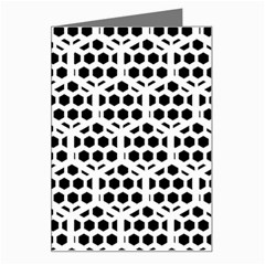 Seamless Honeycomb Pattern Greeting Card by Amaryn4rt