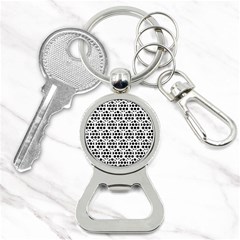 Seamless Honeycomb Pattern Bottle Opener Key Chain by Amaryn4rt