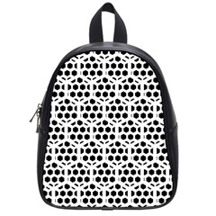 Seamless Honeycomb Pattern School Bag (small) by Amaryn4rt