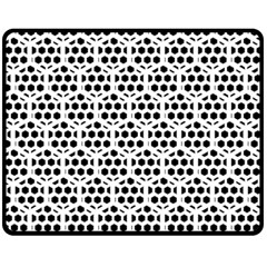 Seamless Honeycomb Pattern Two Sides Fleece Blanket (medium) by Amaryn4rt