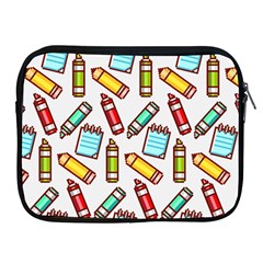 Seamless Pixel Art Pattern Apple Ipad 2/3/4 Zipper Cases by Amaryn4rt