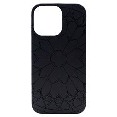 Roses Stained Glass Iphone 14 Pro Max Black Uv Print Case by Amaryn4rt