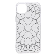 Roses Stained Glass Iphone 14 Plus Tpu Uv Print Case by Amaryn4rt