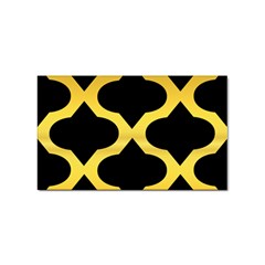 Seamless Gold Pattern Sticker (rectangular) by Amaryn4rt