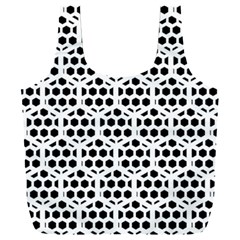 Seamless Honeycomb Pattern Full Print Recycle Bag (xxl) by Amaryn4rt