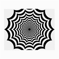 Spider Web Hypnotic Small Glasses Cloth (2 Sides) by Amaryn4rt