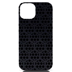 Seamless Honeycomb Pattern Iphone 14 Black Uv Print Case by Amaryn4rt