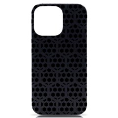 Seamless Honeycomb Pattern Iphone 14 Pro Max Black Uv Print Case by Amaryn4rt