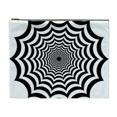 Spider Web Hypnotic Cosmetic Bag (xl) by Amaryn4rt