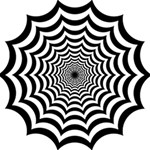 Spider Web Hypnotic Play Mat (Rectangle) Front