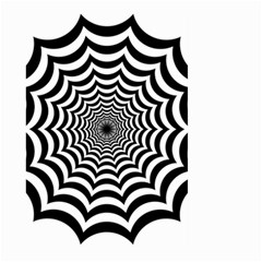 Spider Web Hypnotic Large Garden Flag (two Sides) by Amaryn4rt