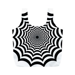 Spider Web Hypnotic Full Print Recycle Bag (m) by Amaryn4rt