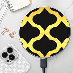 Seamless Gold Pattern Wireless Fast Charger(white) by Amaryn4rt