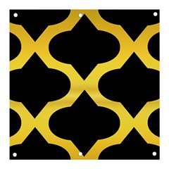 Seamless Gold Pattern Banner And Sign 3  X 3  by Amaryn4rt