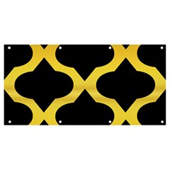 Seamless Gold Pattern Banner And Sign 8  X 4  by Amaryn4rt