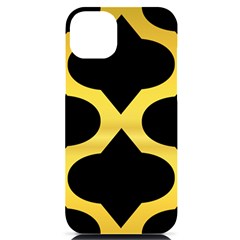 Seamless Gold Pattern Iphone 14 Plus Black Uv Print Case by Amaryn4rt