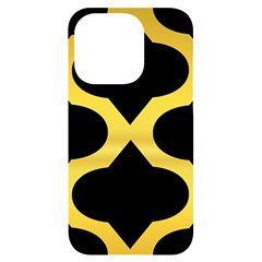 Seamless Gold Pattern Iphone 14 Pro Black Uv Print Case by Amaryn4rt