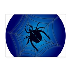 Spider On Web Sticker A4 (10 Pack) by Amaryn4rt