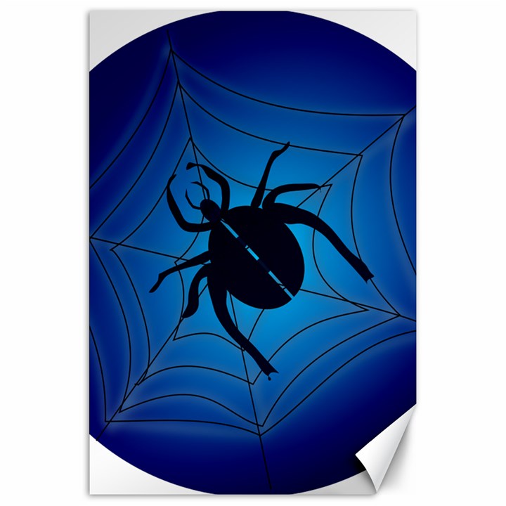 Spider On Web Canvas 20  x 30 