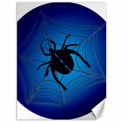 Spider On Web Canvas 36  X 48  by Amaryn4rt