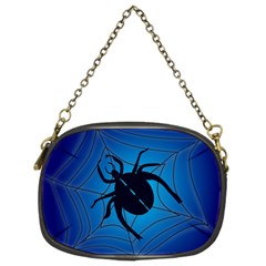 Spider On Web Chain Purse (two Sides) by Amaryn4rt