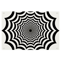 Spider Web Hypnotic Banner And Sign 6  X 4  by Amaryn4rt