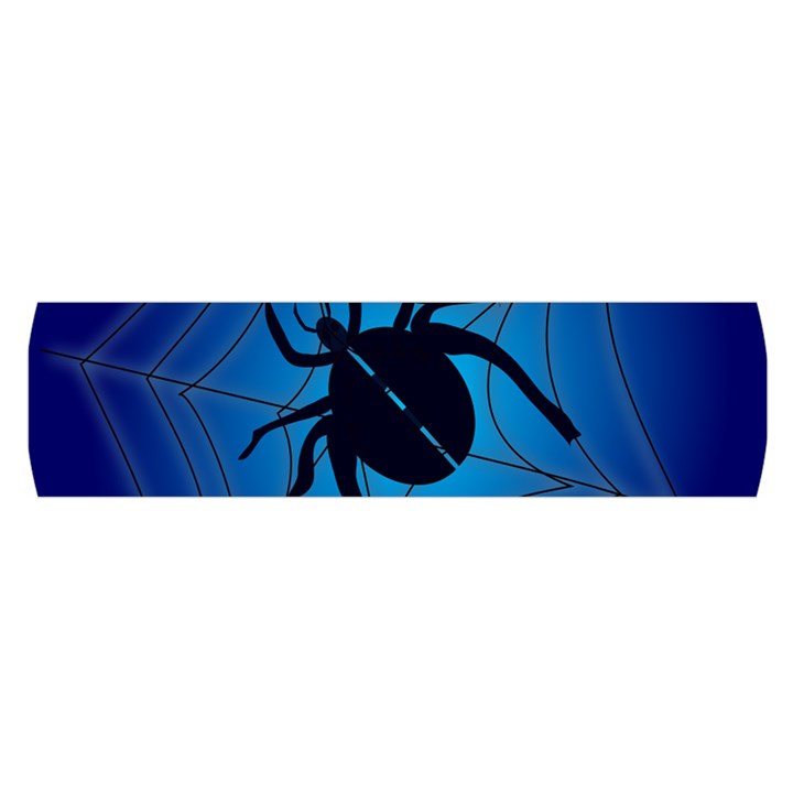 Spider On Web Oblong Satin Scarf (16  x 60 )