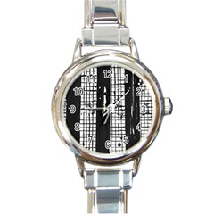 Whitney Museum Of American Art Round Italian Charm Watch by Amaryn4rt