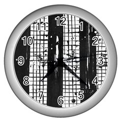 Whitney Museum Of American Art Wall Clock (silver) by Amaryn4rt