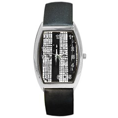 Whitney Museum Of American Art Barrel Style Metal Watch