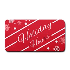 Winter Holiday Hours Medium Bar Mat by Amaryn4rt