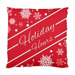 Winter Holiday Hours Standard Cushion Case (One Side) Front