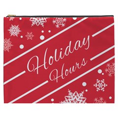 Winter Holiday Hours Cosmetic Bag (xxxl) by Amaryn4rt