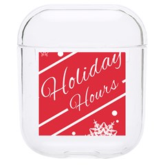 Winter Holiday Hours Hard Pc Airpods 1/2 Case by Amaryn4rt