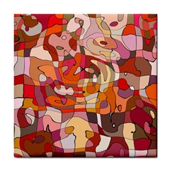 Abstract Abstraction Pattern Moder Tile Coaster by Amaryn4rt